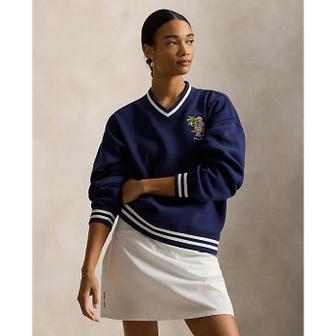 폴로 랄프 로렌 폴로 골프 여성 폴로 베어 브이넥 풀오버(WMXGKNINFB20057410)