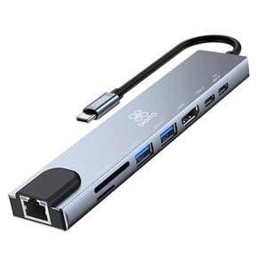 디지토 8in1 USB C타입 멀티포트 HDMI 4K 노트북 맥북