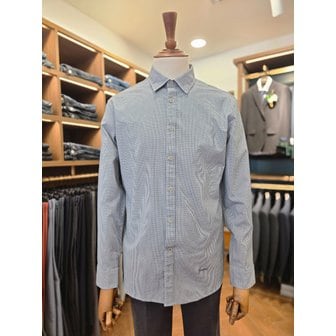 브렌우드 [여주점] 코오롱 브렌우드 남성 마이크로 깅엄 체크 캐주얼셔츠 BRSAS26311NYX