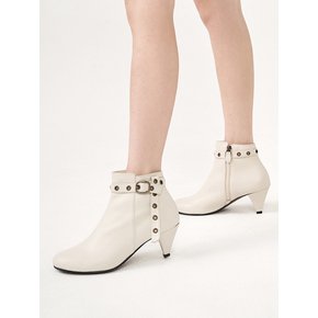 Planel Ankle Boots Creme White