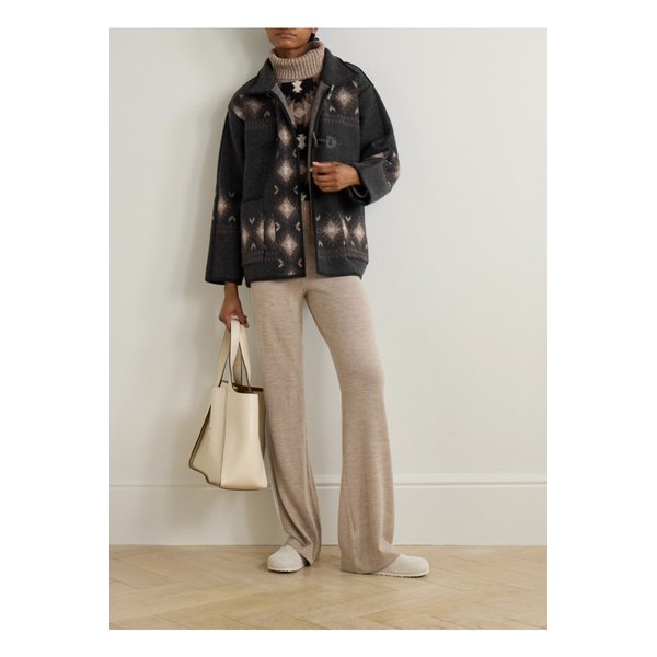 위 노르웨지안 호브던 페어 아일 울 재킷 블랙 1647597343143343