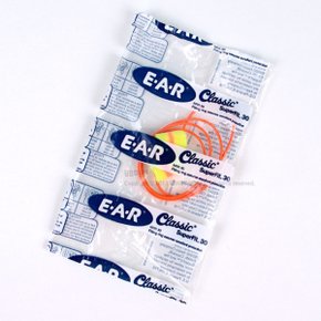 클래식 수퍼핏 연결끈 귀마개(Classic Super fit Corded) -1쌍 30dB 연결끈있는 귀마개 작업 소음차단
