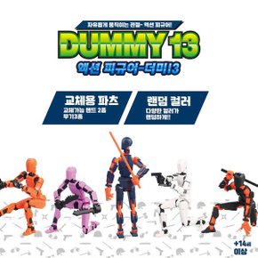 더미13 액션피규어 싱글 (랜덤) /자유로운 관절 교체파츠