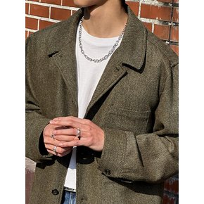 GATE SYMBOL NECKLACE / SILVER