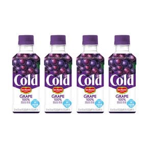 콜드 100% 포도 250ml x 4팩 (페트병 리뉴얼상품 출고)