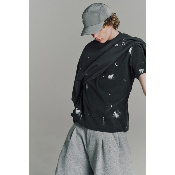 [여주점] [이로] 남성 Brisure 피그먼트 페인팅 반팔 티셔츠 IQTAM25771GYD