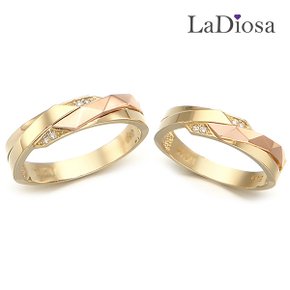 14K 커플링 세트 G14G2-4659OR 남녀한쌍