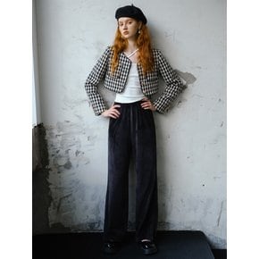 Standard handy wide trousers_black