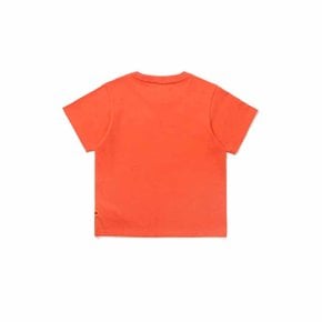 [공식](정상가 : 35,000원) 빅로고 아스킨 레귤러핏 반팔 티셔츠 키즈 ORANGE