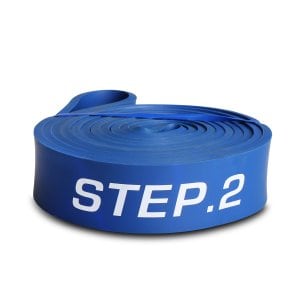  풀업밴드 STEP2 32mm 블루 / 근력운동 / 철봉운동 / 라텍스밴드 / 운동 / 스트레칭