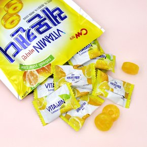 CW 청우 비타민 레몬 캔디 100g x 10개 / 사탕 과일맛