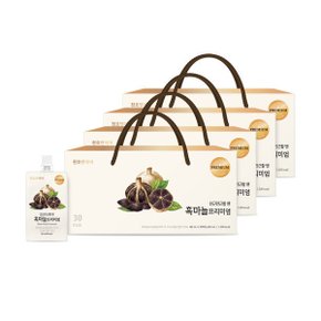 천근만근할 땐 흑마늘 프리미엄 80ml 30개입 4박스 (5% 추가적립) / 마늘즙 /천호식품