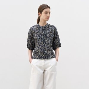 미크베 Flower pattern print blouse M4B208