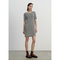 (OP-6189)ESSENTIAL LEPOREM H-LINE KNIT DRESS