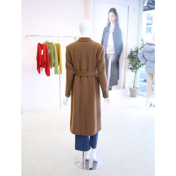 [여주점] 모100 벨티드 롱 코트 YW6SH400