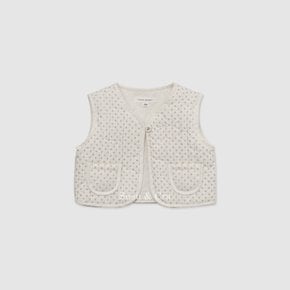 mini 리블렌 퀼팅 베스트 ㅡ 크림