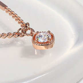 5부 랩그로운 다이아몬드 목걸이 로망스 데일리 결혼 예물 프로포즈 기념일 선물