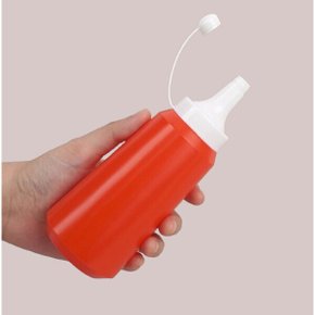 국산 편리한 마개 양념통 캠핑 가정 식당 케찹 머스타드 초장 식초 보관통 소스병 소분 용기
