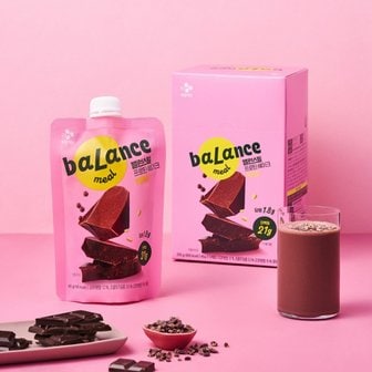 CJ제일제당 밸런스밀 프로틴쉐이크 카카오 225g(45g x 5개입)