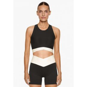 5003090 OYSHO PERFECT-ADAPT TANK TOP - Medium support sports bra black