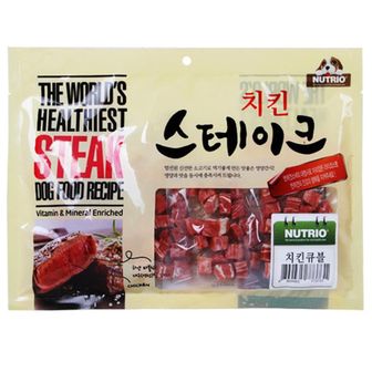 오너클랜 영양 좋아하는 대구 닭고기 치킨 스테이크 큐블 300g