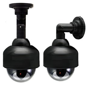 가짜 모형 CCTV 카메라 페이크 센서등 돔형 씨씨티비 방범용 감시