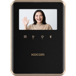 인터폰 KCV-R431E 초인종 4선식포함 아날로그 비디오폰 (서울 경기 일부 )무료설치 블랙