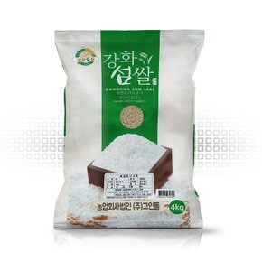 24년 햅쌀 추석선물_고인돌 쌀4kg 강화섬쌀 현미