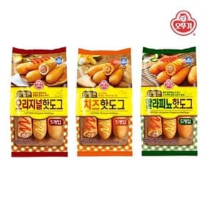 맛있는 오리지널 핫도그 400g + 치즈핫도그 400g + 할라피뇨...