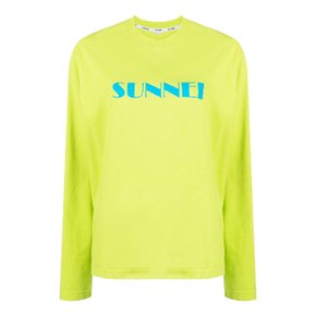 프론트 로고 롱슬리브 티셔츠 그린 /긴팔/긴팔티/ SN2PXH02AP-JE130-615