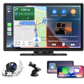 독일 카플레이 모니터 Wireless Apple CarPlay Android Car 9 Inch PoRtAble Radio Carplay with