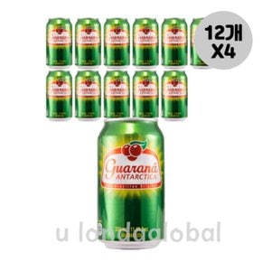 과라나안타르치카 브라질 수입 탄산 음료 350ml 12개X4