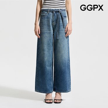GGPX 큐빅 데님 와이드 팬츠 (GP5PT003F)