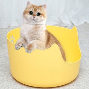 개과천선 차차 고양이 화장실 오픈형 캣 토일렛 캣리터박스 사막화 방지