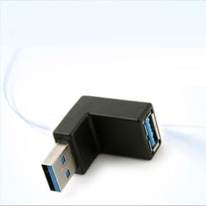 USB A 연장젠더 하향꺾임 꺽임 3.0 SP942 X ( 2매입 )