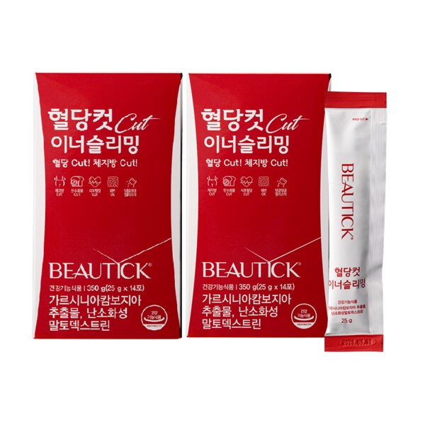 [BEAUTICK] 혈당컷 이너슬리밍 2개 세트 / 체지방 감소+식후 혈당 상승 억제 기능성