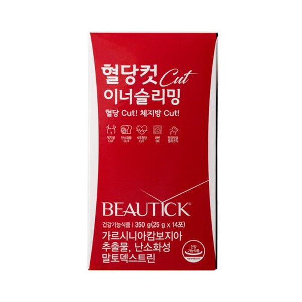 [BEAUTICK] 혈당컷 이너슬리밍 2개 세트 / 체지방 감소+식후 혈당 상승 억제 기능성