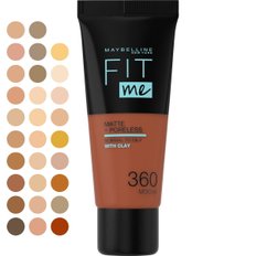 Maybelline 메이블린 매트&포어리스 파운데이션 360 모카 30ml