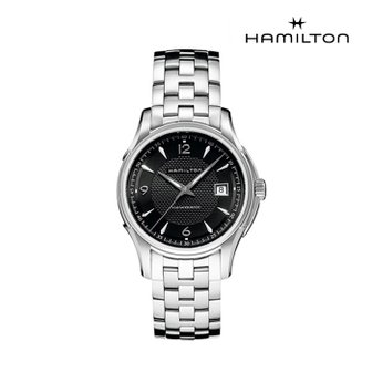 해밀턴 H32515135 재즈마스터 뷰매틱 40mm 블랙 메탈 남성 시계