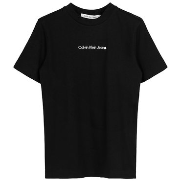 Calvin Klein 캘빈클라인 블랙 모노로고 티셔츠 J20J221065 BEH