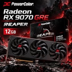 파워컬러 Reaper RX 9070 GRE 12GB 그래픽카드 관부가세포함 9070GRE 12GB Reaper 9070GRE 12GB Reaper