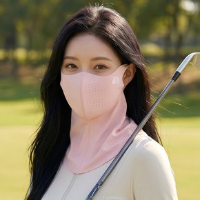 [1+1] 3D 넥커버 자외선차단 골프 마스크 새부리형