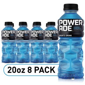 POWERADE 마운틴 베리 블래스트 ION4 전해질 강화 과일 맛 스포츠 드링크 8팩