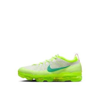 나이키 4542534 Nike Air Vapormax 2023 Flyknit sneakers in gray and neon yellow