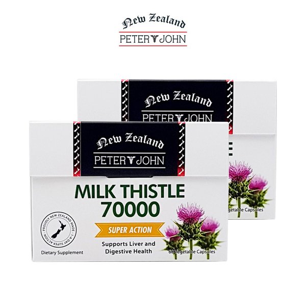 밀크씨슬 70000 실리마린 함유 60캡슐 2개