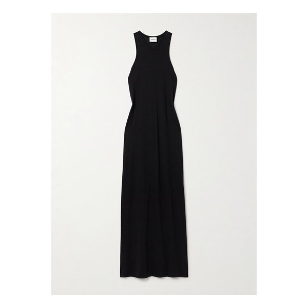 케이트 베르네타 코튼 혼방 저지 맥시 드레스 블랙 1647597340071915