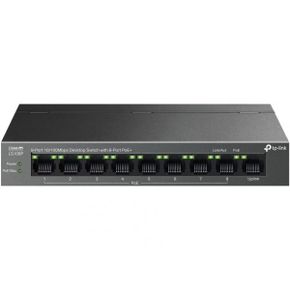 영국 티피링크 허브 TPLink 9Port 10/100Mbps Desktop Switch with 8Port PoE Plug and Play Aut