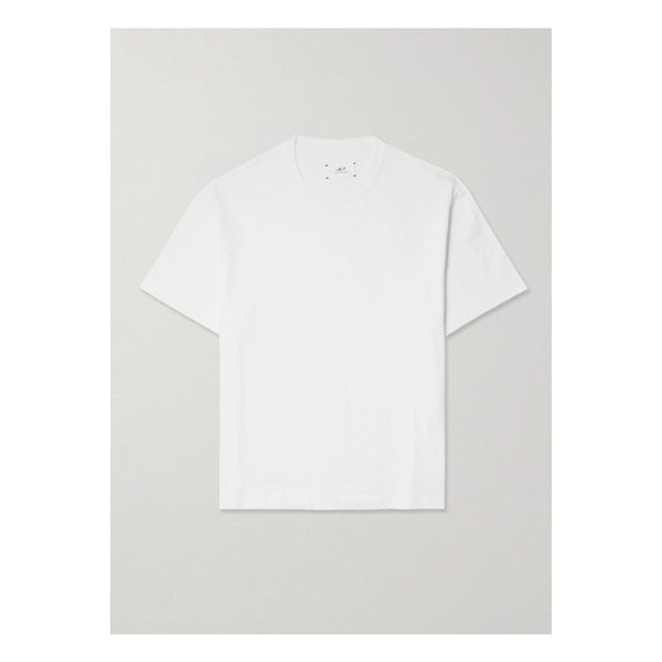 미스터 피 오버사이즈 코튼 저지 티셔츠 46376663162890133