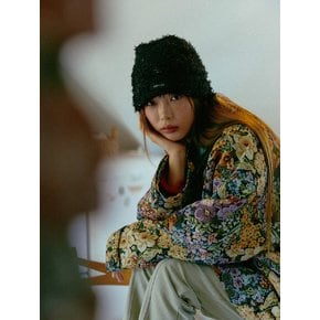 Flower Jacquard Half Jacket (multi)