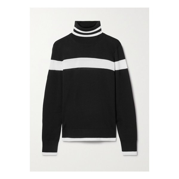 에린스노우 Kito Ii Striped Merino Wool Turtleneck Sweater 블랙 43769801098546893